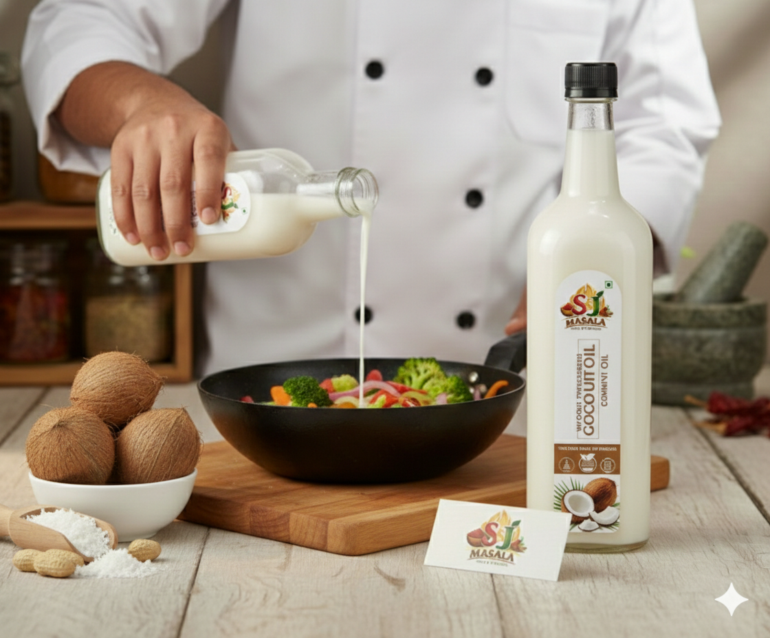 Wooden Pressed Coconut Oil (Cold-Pressed) - Virgin - Image 3