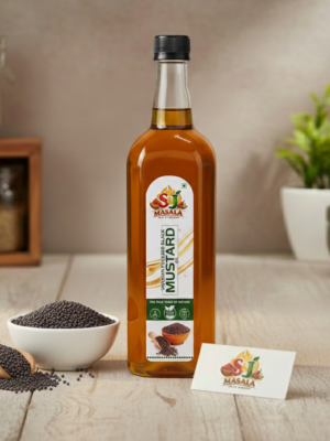 Wooden Pressed Mustard Oil (Kachi Ghani) - Black & Yellow Variants