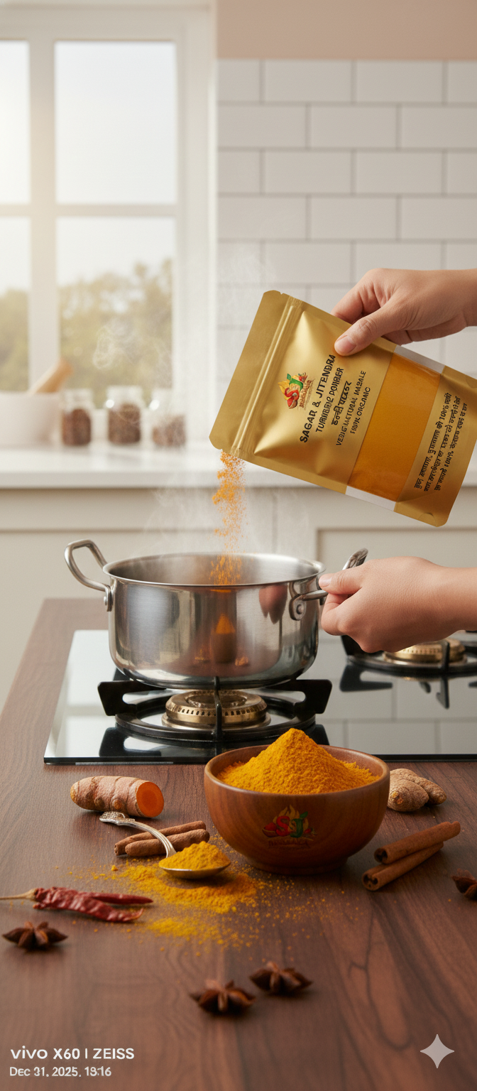 Low RPM Process Rajasthani Turmeric Powder - Image 2