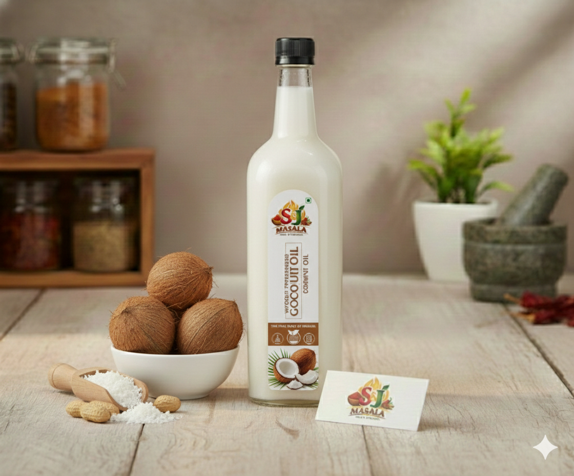 Wooden Pressed Coconut Oil (Cold-Pressed) - Virgin